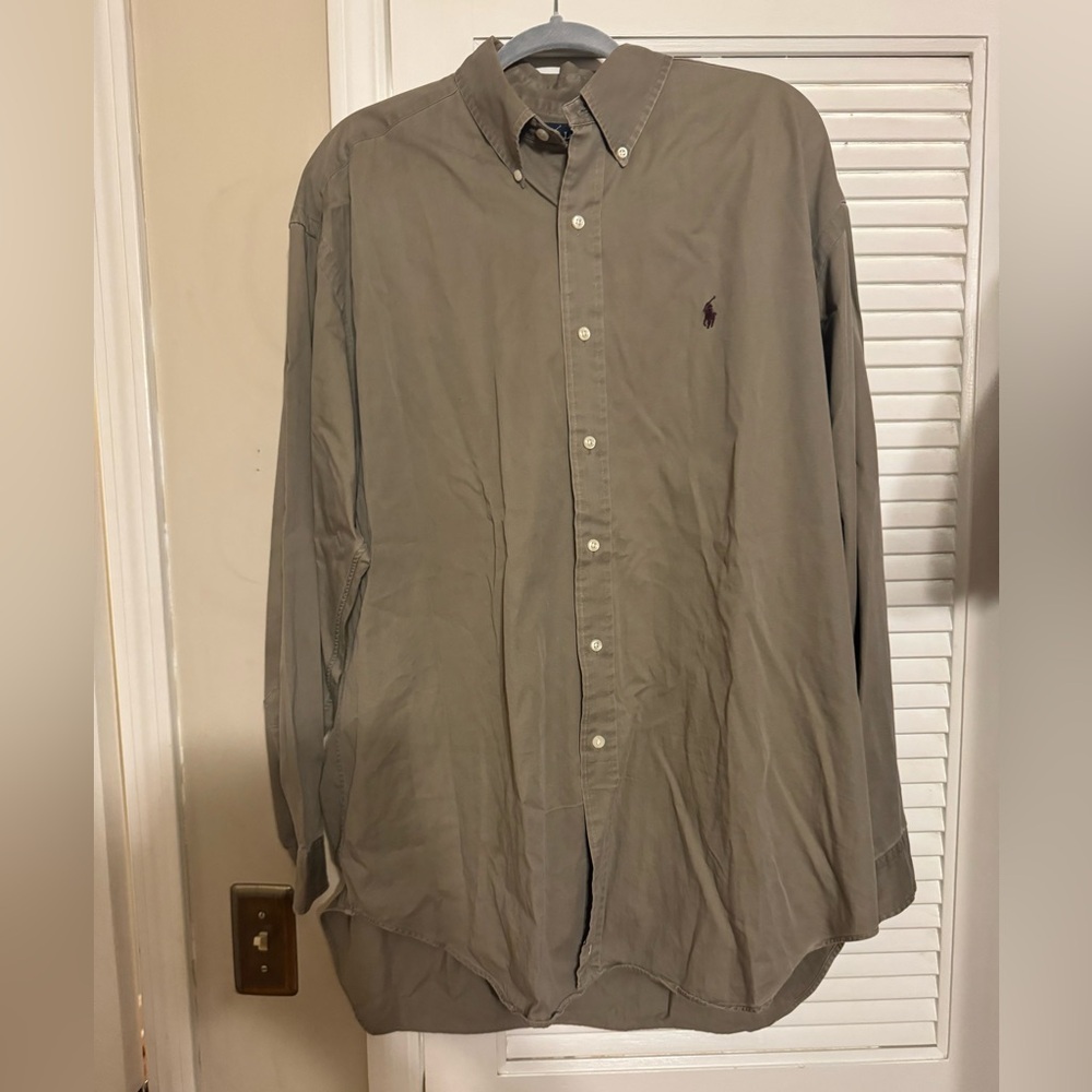 Polo by Ralph Lauren Gray Shirt